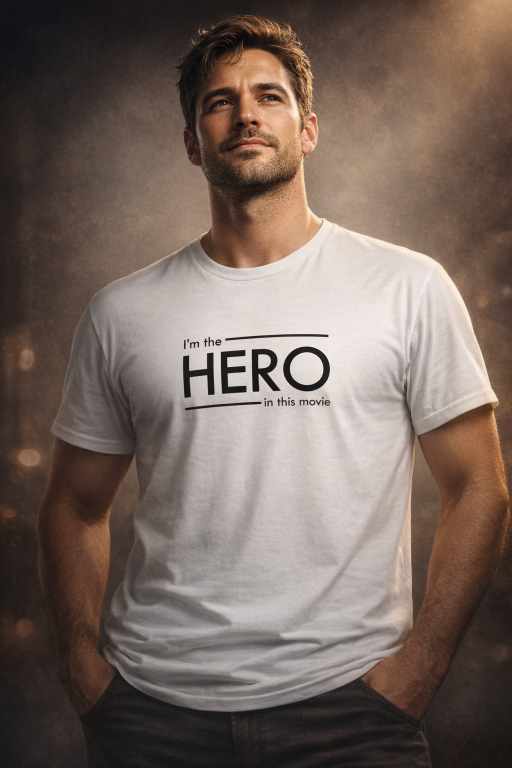 I’m the HERO in This Movie – T-Shirt